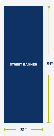 Banner dimensions graphic