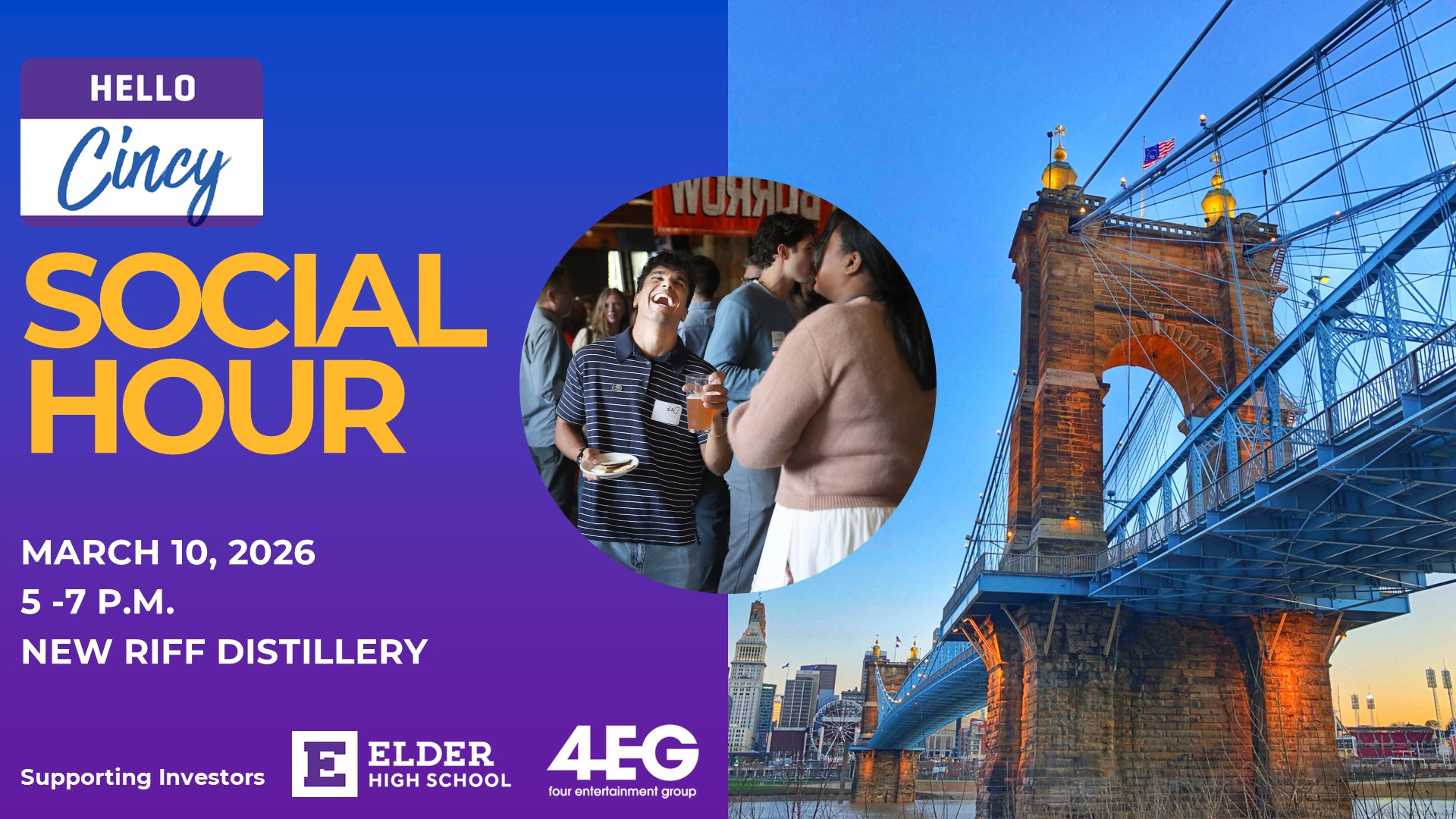 March 2026 Hello Cincy Social Hour Event Graphic