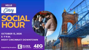 October 2026 Hello Cincy Social Hour Event Graphic