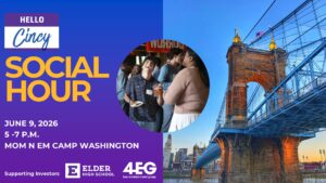 June 2026 Hello Cincy Social Hour Event Graphic