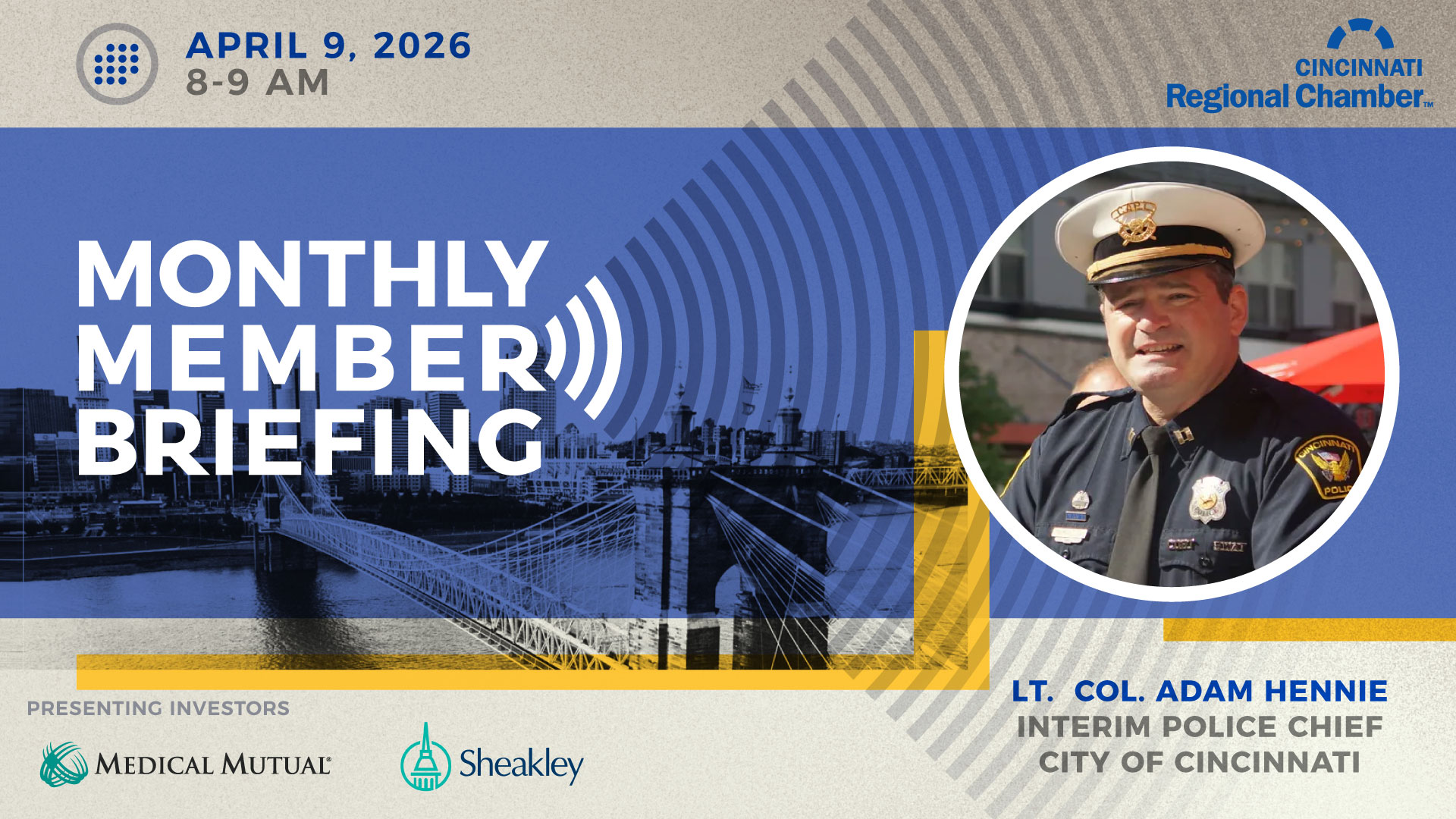 Monthly Member Briefing April Graphic