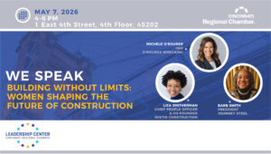 WE Speak May Event Graphic