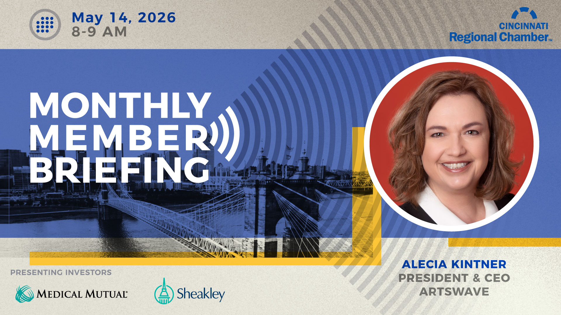 Monthly Member Briefing May Event Graphic