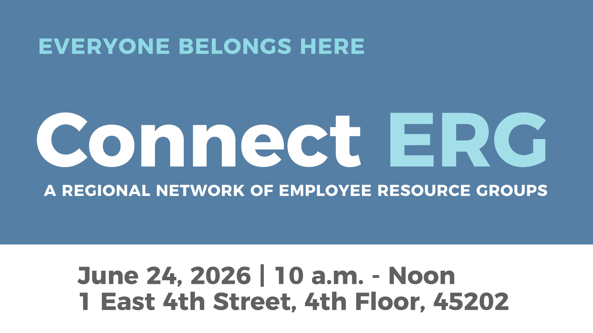 Connect ERG June Master Graphic