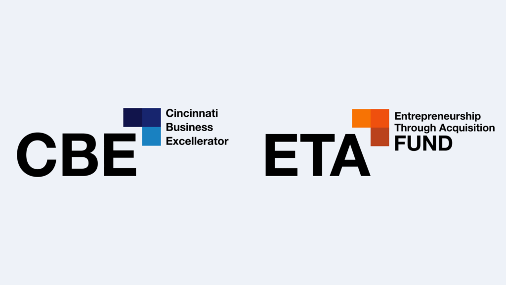 Cincinnati Business Excellerator and ETA Fund logos