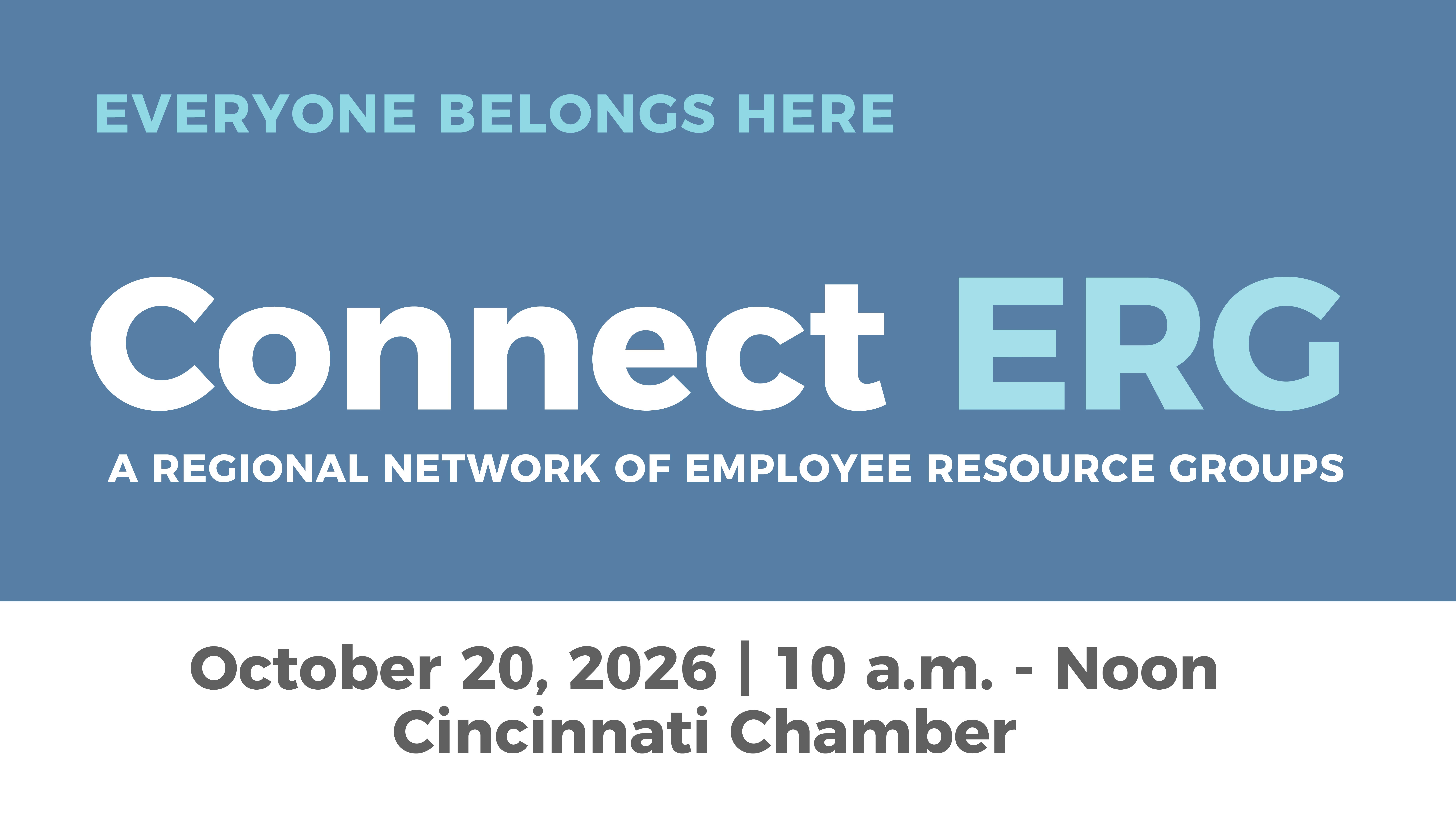 Connect ERG October Master Graphic